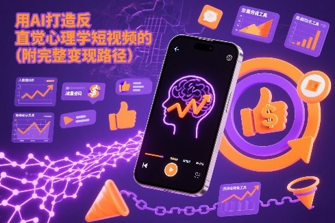 f00f226f5e152ce7dfb9e62ea4dc799f.jpeg 用AI打造“反直觉”心理学短视频的流量密码(附完整变现路径)