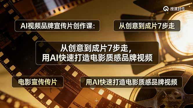 f0379d29d38d41049c3070599f00fbd9.jpeg AI视频品牌宣传片创作课:从创意到成片7步走,用AI快速打造电影质感品牌视频