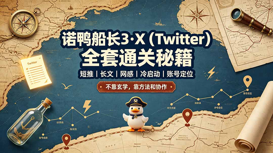 诺鸭船长3·X(Twitter-鼎铸网