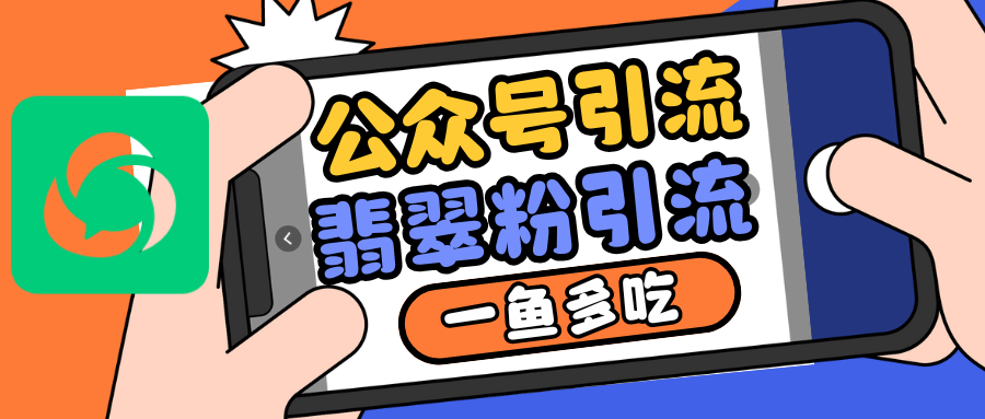 公众号低成本引流翡翠粉，高客单价，大力出奇迹一鱼多吃-鼎铸网