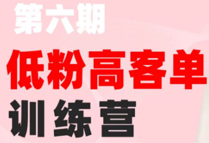 珠丽Julie·小红书低粉高客单训练营(第六期)-鼎铸网