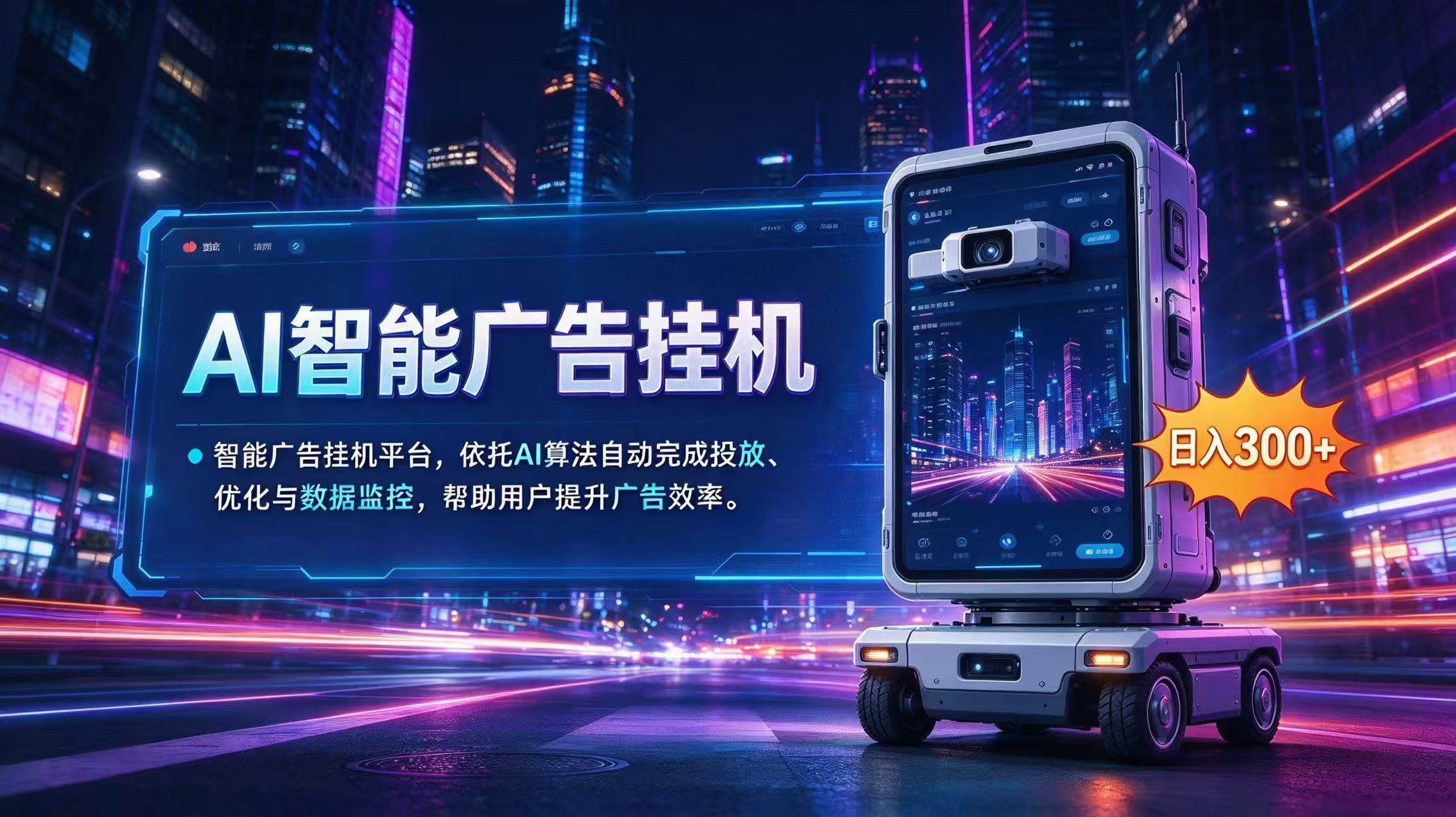 AI 智能广告挂机|AI 自动运行,轻松托管广告任务-鼎铸网