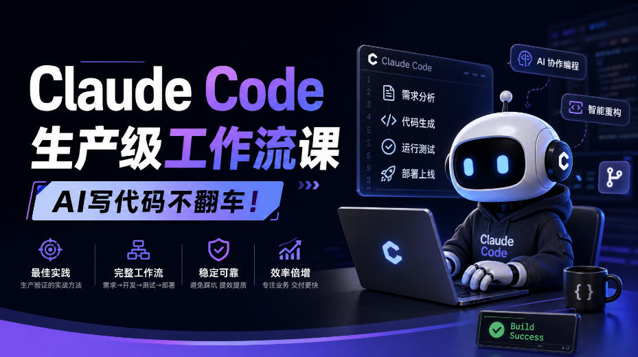 Claude Code生产级工作流课，AI写代码不翻车！【原创双语字幕】-鼎铸网