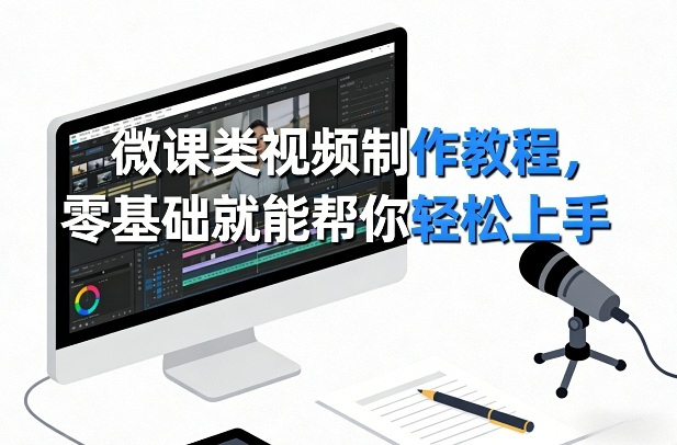 fc847f692acee18b3e36a20b1d68874a.jpeg 微课类视频制作教程,零基础就能帮你轻松上手