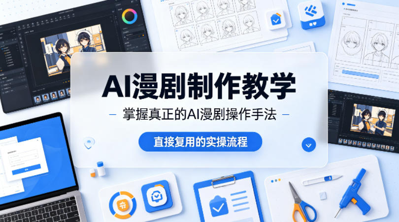 fccfe2806173c583e1f493d06d2ee0be.jpeg AI漫剧制作教学,带你掌握真正的AI漫剧操作手法,直接复用的实操流程