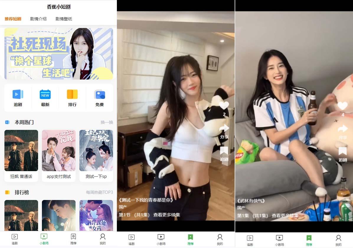 (8542期)小剧场短剧影视系统源码 全开源 带支付收益+会员机制+代理推广等模式【…-鼎铸网