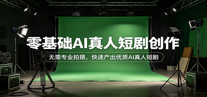 零基础AI真人短剧创作：无需专业拍摄，快速产出优质AI真人短剧-鼎铸网