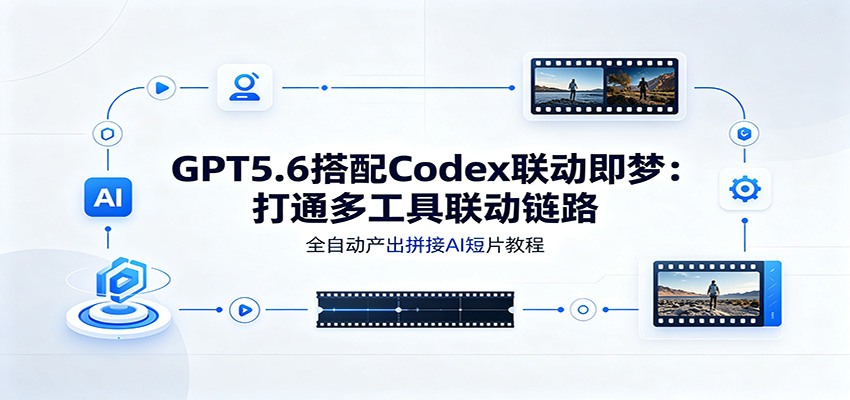 GPT5.6搭配Codex联动即梦：打通多工具联动链路，全自动产出拼接AI短片教程-鼎铸网